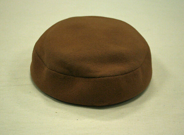Hat, House of Balenciaga (French, founded 1937), Wool, Spanish 