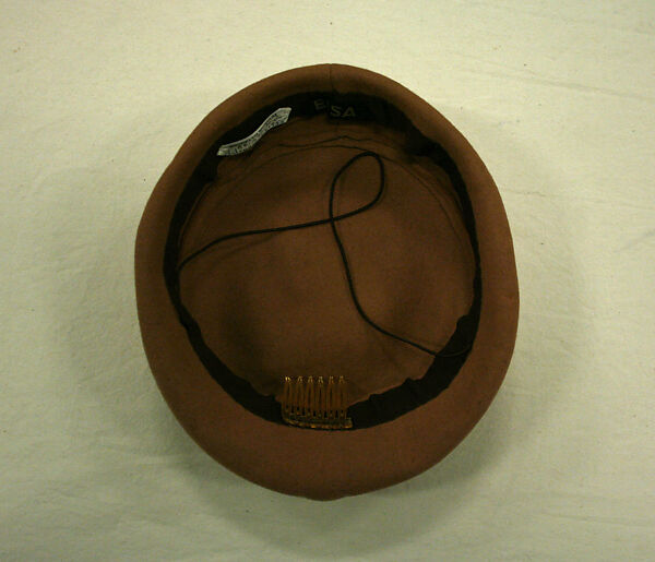 Hat, House of Balenciaga (French, founded 1937), Wool, Spanish