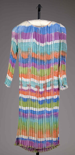 Cocktail dress, Mary McFadden (American, born New York, 1938), Synthetic, American 