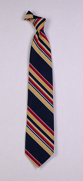 Necktie, Bronzini, Silk, American 