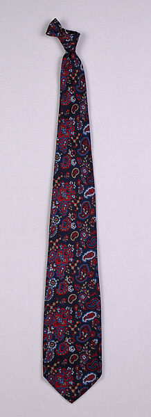 Necktie, Textile by Liberty &amp; Co. (British, founded London, 1875), Silk , British 