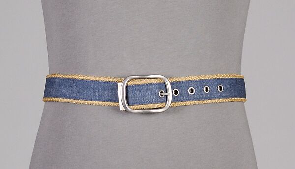 Belt, Plant fiber, cotton, American 