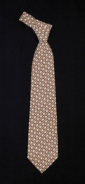 Necktie, Anne Klein (American, Brooklyn, New York 1923–1974 New York), Silk, American 