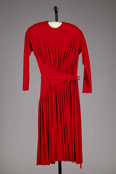 Dress, Madame Grès (Germaine Émilie Krebs) (French, Paris 1903–1993 Var region), Wool, French