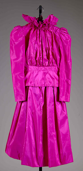 Dinner dress, Arnold Scaasi (American, born Montreal, Canada, 1931–2015), Silk, American 