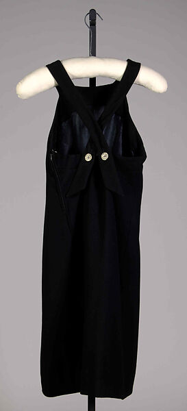 Cocktail dress, Geoffrey Beene (American, Haynesville, Louisiana 1927–2004 New York), Wool, rhinestones, American