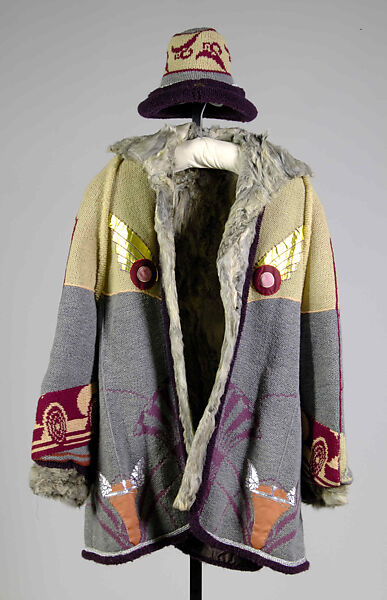 Ensemble, Susanna Lewis, Fur, wool, silk, synthetic, American 