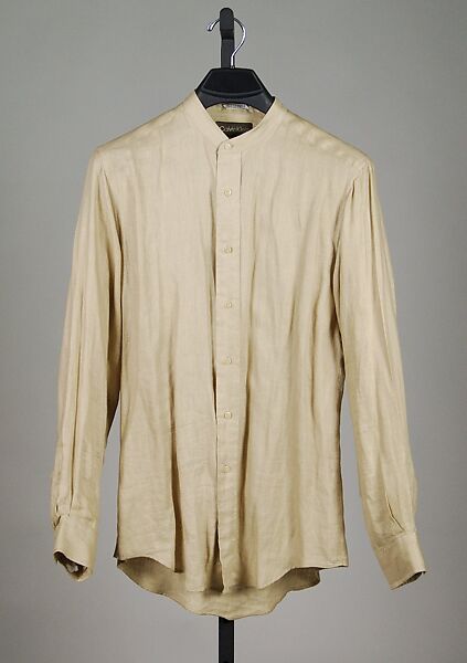 Shirt, Calvin Klein (American, born Bronx, New York, 1942), Linen, American 