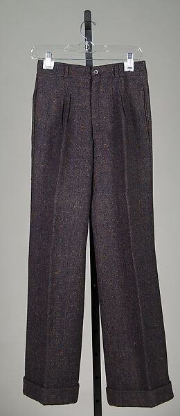 Trousers, Valentino (Italian, born 1932), Wool, Italian 