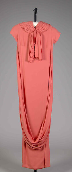 Evening dress, Madame Grès (Germaine Émilie Krebs) (French, Paris 1903–1993 Var region), Silk , French 