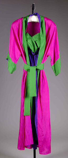 Evening ensemble, Bill Tice, Silk, American 