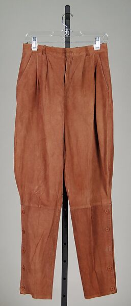Jodhpurs, Gianni Versace (Italian, founded 1978), Leather, Italian 