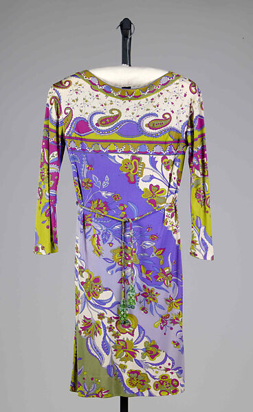 Dress, Emilio Pucci (Italian, Florence 1914–1992), Silk, Italian 