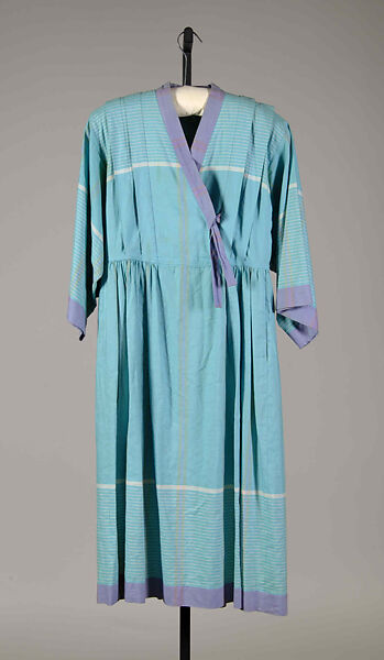 Dress, Kenzo (French, founded 1970), Cotton, linen, French 