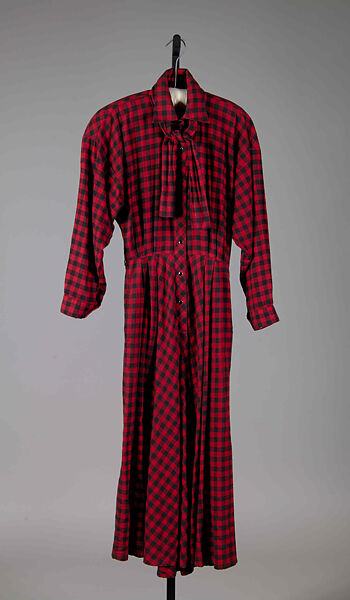 Shirtdress, Norma Kamali (American, born 1945), Cotton, American 