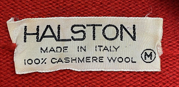 Dress, Halston (American, Des Moines, Iowa 1932–1990 San Francisco, California), Wool, American