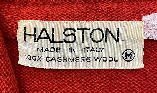 Dress, Halston (American, Des Moines, Iowa 1932–1990 San Francisco, California), Wool, American
