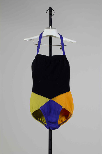 Bathing suit, Rudi Gernreich (American (born Austria), Vienna 1922–1985 Los Angeles, California), Wool, American 