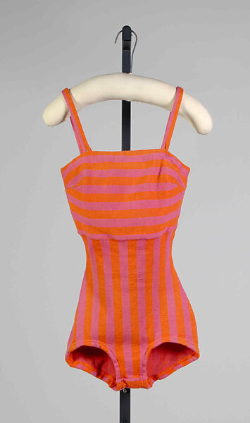 Bathing suit, Rudi Gernreich (American (born Austria), Vienna 1922–1985 Los Angeles, California), Wool, American 