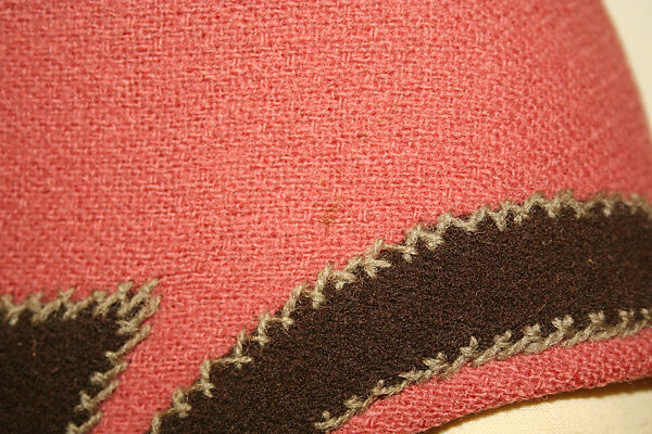 Dress, Marguerite Zorach (American, Santa Rosa, California 1887–1968 New York), Wool, flannel, American