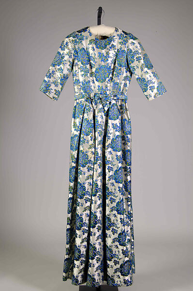 Evening dress, Mainbocher (French and American, founded 1930), Silk, American 