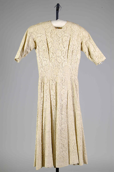 Cocktail dress, Elizabeth Arden (American, founded 1908), Cotton, silk, American 