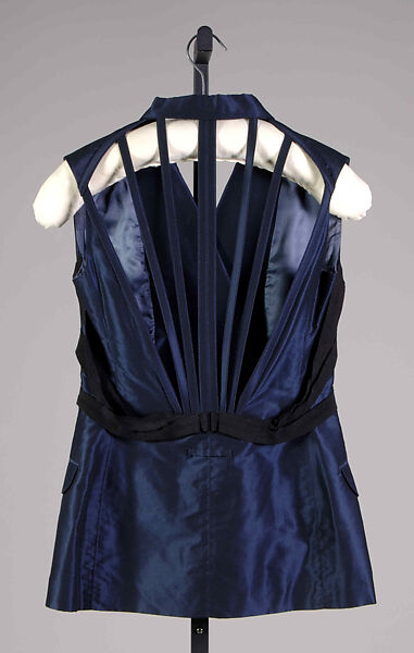 Cocktail suit, Jean Paul Gaultier (French, born 1952), Cotton, silk, elastic, French