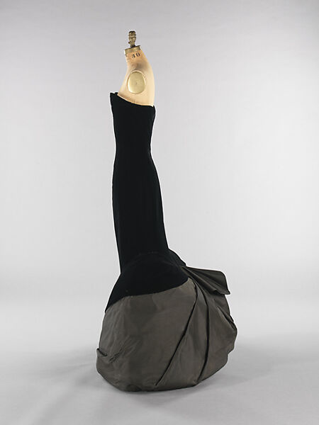 "Lampshade", Charles James (American, born Great Britain, 1906–1978), rayon, silk/cotton, American