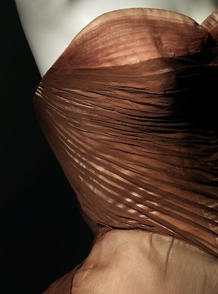 "Swan", Charles James (American, born Great Britain, 1906–1978), silk, synthetic, metal, American