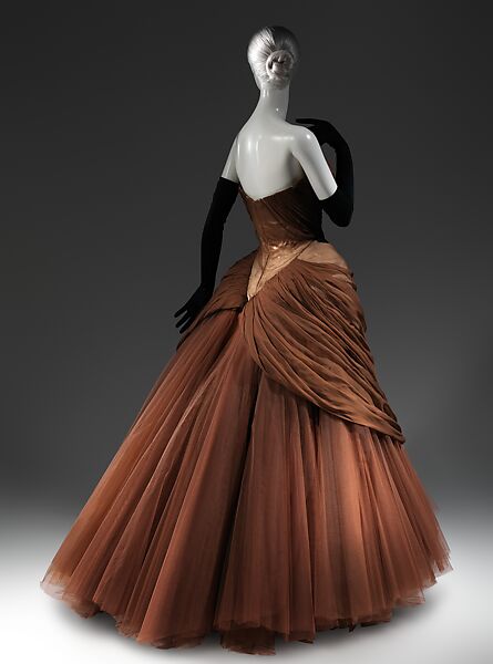 "Swan", Charles James (American, born Great Britain, 1906–1978), silk, synthetic, metal, American