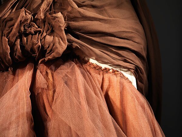 "Swan", Charles James (American, born Great Britain, 1906–1978), silk, synthetic, metal, American