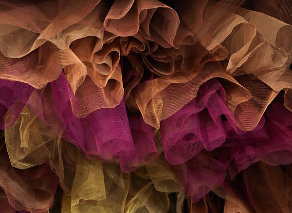 "Swan", Charles James (American, born Great Britain, 1906–1978), silk, synthetic, metal, American