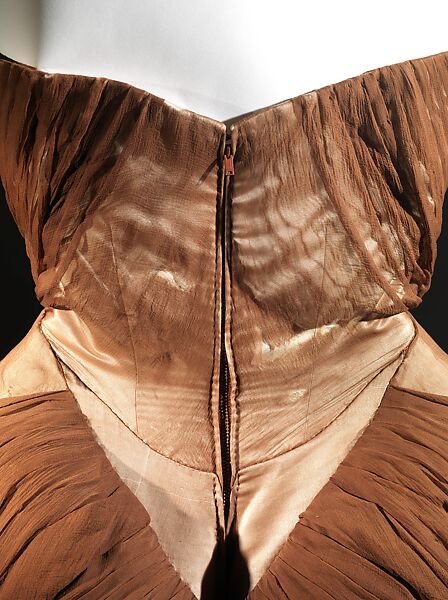 "Swan", Charles James (American, born Great Britain, 1906–1978), silk, synthetic, metal, American