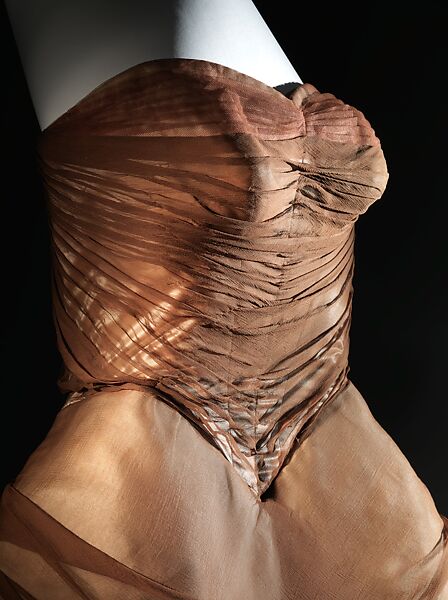 "Swan", Charles James (American, born Great Britain, 1906–1978), silk, synthetic, metal, American