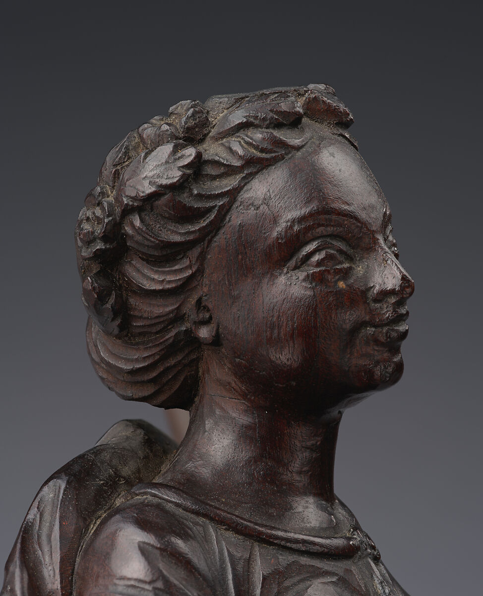 Allegory of Rhetoric, Attributed to Simeon Skillin (1757–1806), Mahogany, American