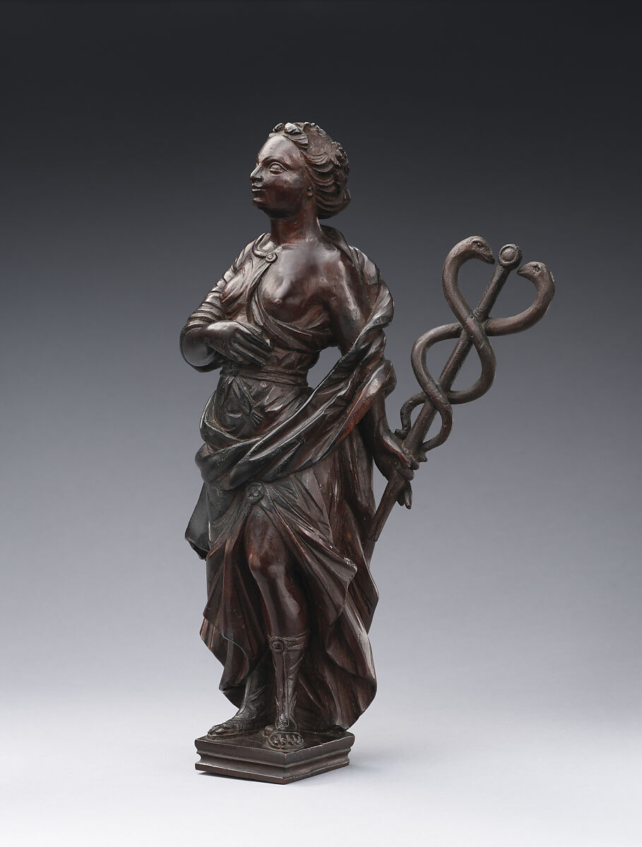 Allegory of Rhetoric, Attributed to Simeon Skillin (1757–1806), Mahogany, American