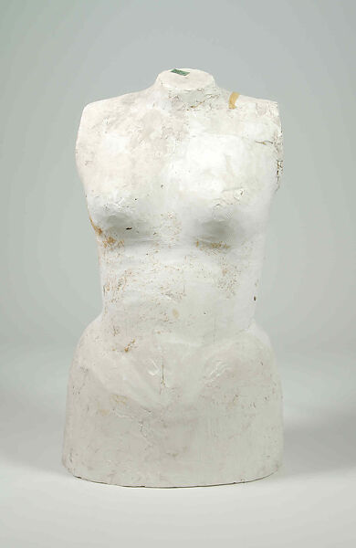 Dress form, Charles James (American, born Great Britain, 1906–1978), Plaster, American 