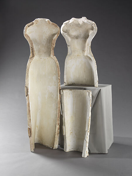 Dress form, Charles James (American, born Great Britain, 1906–1978), plaster, American 