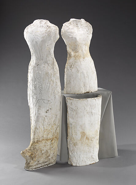 Dress form, Charles James (American, born Great Britain, 1906–1978), plaster, American
