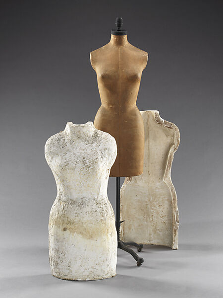 Dress form, Charles James (American, born Great Britain, 1906–1978), plaster, American 