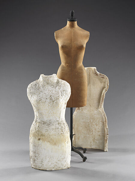 Dress form, Charles James  American, plaster, American