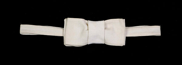 Evening bow tie, Cotton, American 