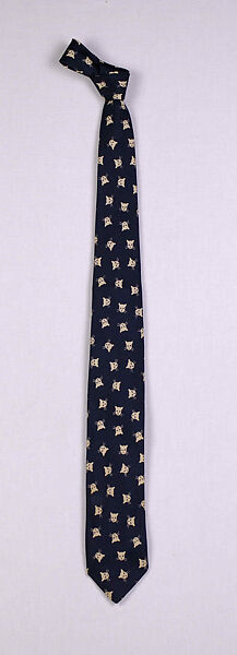 Textile probably by James Lindsay McCreery | Necktie | American | The ...