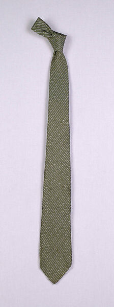 Necktie, Textile attributed to James Lindsay McCreery (American, 1901–1970), Silk, American 