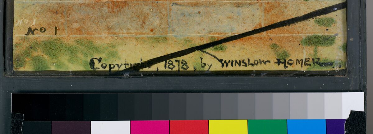 Shepherd and Shepherdess, Winslow Homer (American, Boston, Massachusetts 1836–1910 Prouts Neck, Maine), Glazed earthenware, overglaze enamel decoration, American