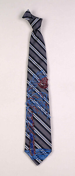 Necktie, Robert Kushner (American, born Pasadena, California, 1949), Silk, synthetic, American 