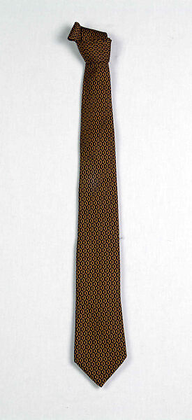 Necktie, Hermès (French, founded 1837), Silk, French 