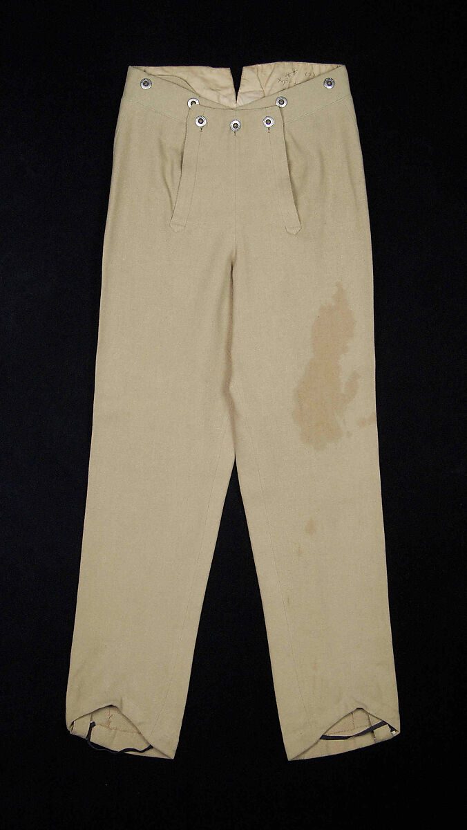 Trousers, Wool, American 