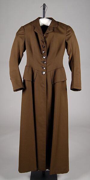 Coat, Wool, probably British 