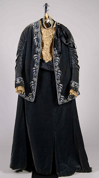 Afternoon dress, House of Worth (French, 1858–1956), Silk, French 